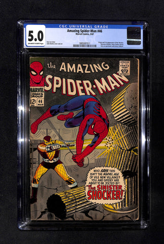 Amazing Spider-Man #46 CGC 5.0 1st Appearance and Origin Shocker