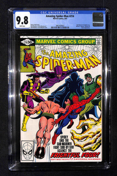 Amazing Spider-Man #214 CGC 9.8 Sub-Mariner & Frightful Four