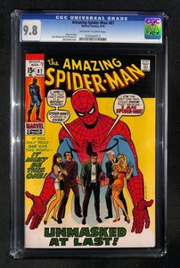 Amazing Spider-Man #87 CGC 9.8 John Romita cover