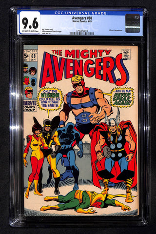 Avengers #68 CGC 9.6 Ultron-6 Appearance Marvel Comics