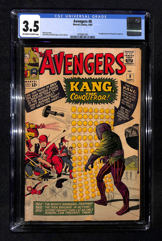 Avengers #8 CGC 3.5 1st appearance of Kang the Conqueror