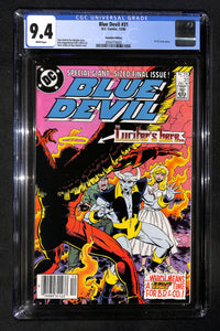 Blue Devil #31 CGC 9.4 Canadian Price Variant Final Issue