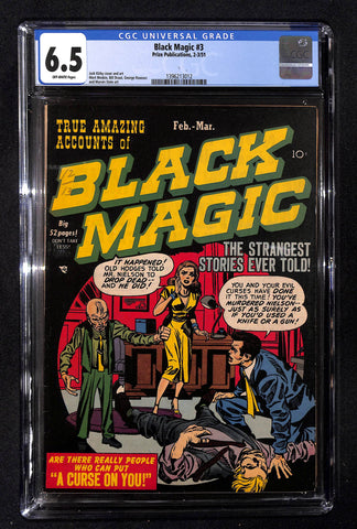 Black Magic #3 CGC 6.5 Prize Publications