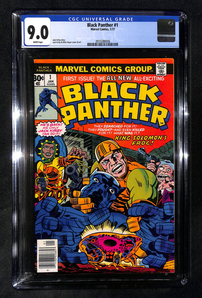 Black Panther #1 CGC 9.0 Jack Kirby story
