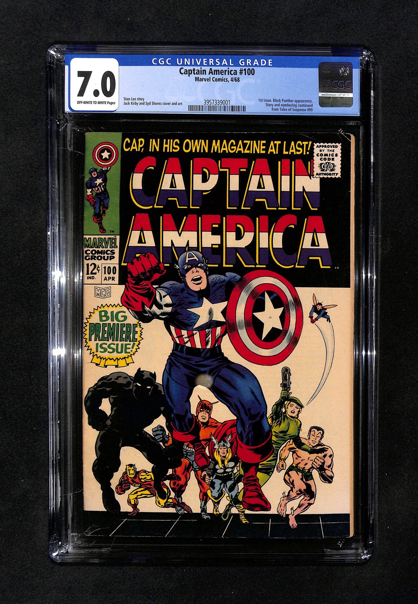 Captain America #100 CGC 7.0