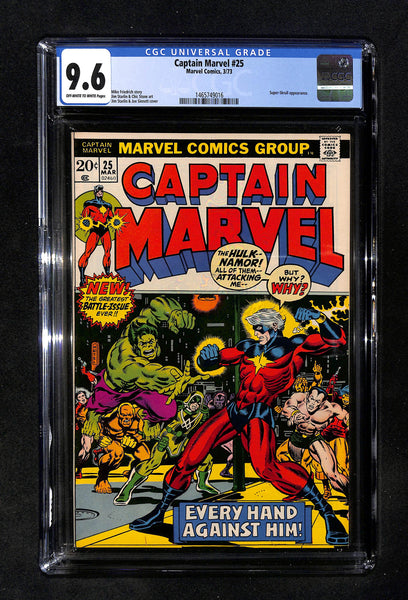 Captain Marvel #25 CGC 9.6