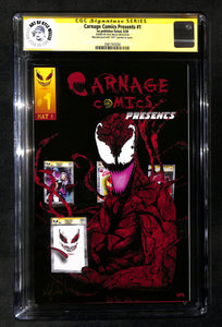 Carnage Comics Presents #1 CGC 9.6 Signed by Kyle Willis