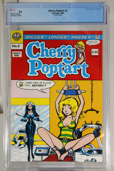 Cherry Poptart #2 - Fourth Printing - (Adults Only), CGC 9.4, White Pages