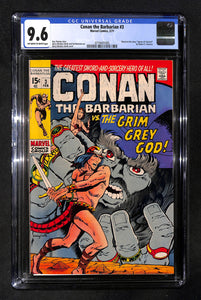Conan the Barbarian #3 CGC 9.6 Based on the story "Spears of Clontarf"