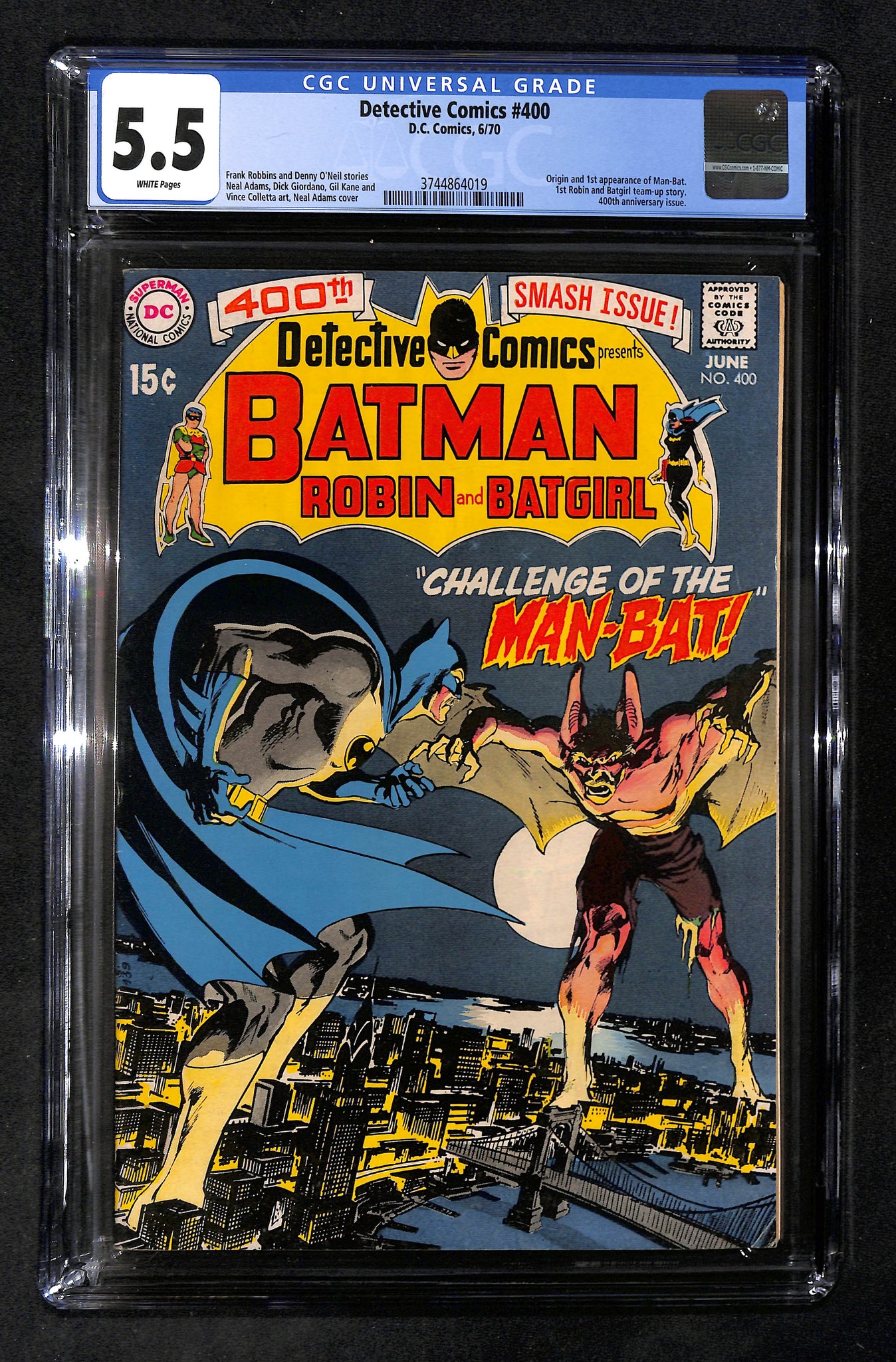 Detective Comics #400 CGC 5.5 Origin & 1st appearance of Man-Bat
