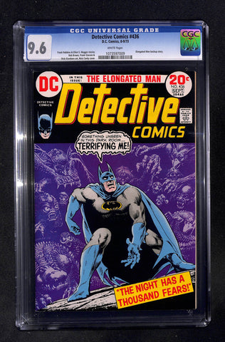 Detective Comics #436 CGC 9.6 Elongated Man backup story