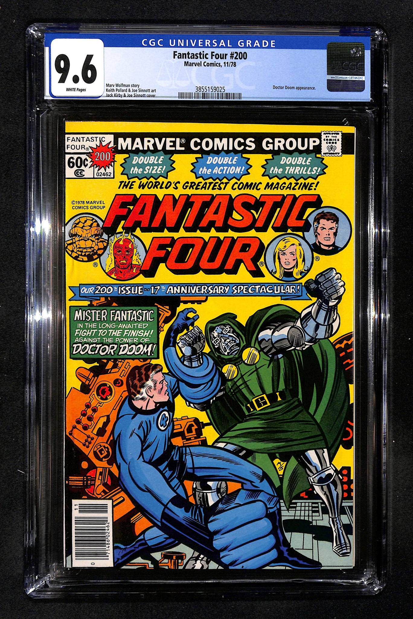 Fantastic Four #200 CGC 9.6 Doctor Doom Appearance