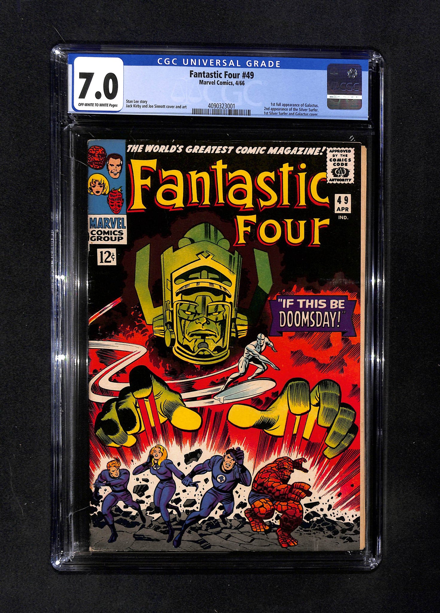Fantastic Four #49 CGC 7.0 1st Full Appearance Galactus