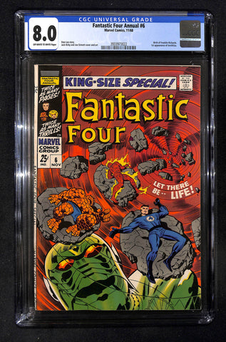 Fantastic Four Annual #6 CGC 8.0 1st Appearance of Annihilus