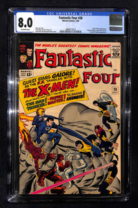 Fantastic Four #28 CGC 8.0 Early X-Men appearance