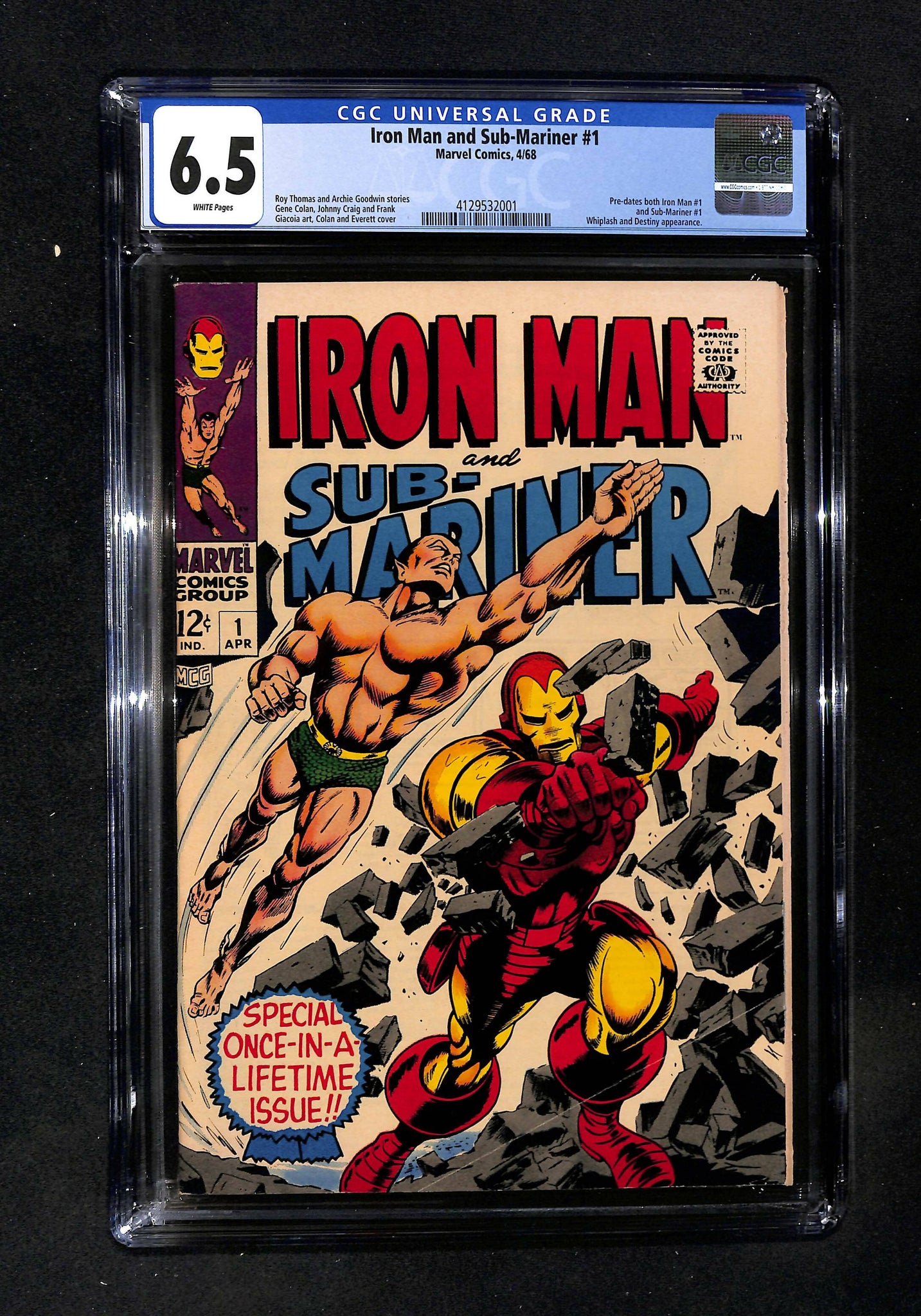 Iron Man and Sub-Mariner #1 CGC 6.5