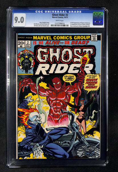 Ghost Rider #2 CGC 9.0 1st appearance of Son of Satan