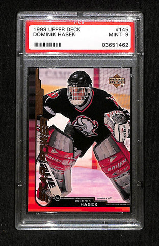 1999 Upper Deck Dominik Hasek PSA 9
