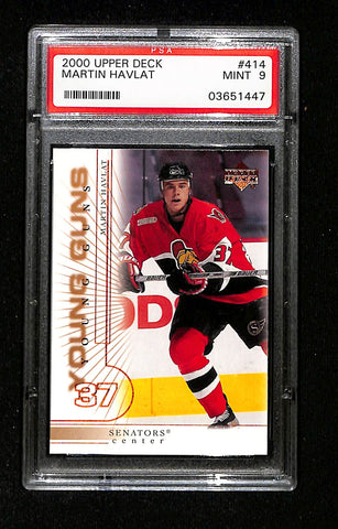 2000 Upper Deck Martin Havlat PSA 8