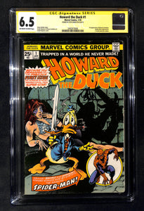 Howard the Duck #1 CGC 6.5 Signed by Seth Green