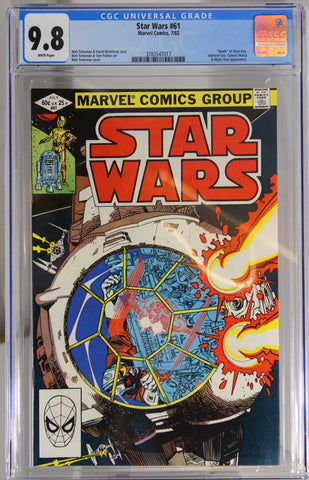 Star Wars #61 - CGC 9.8 - "Death" of Shara Brie