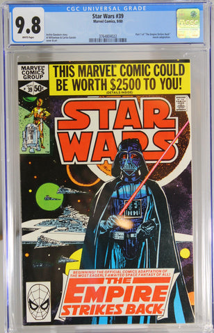 Star Wars #39 - CGC 9.8 - Part 1 of the "Empire Strikes Back" Adaptation