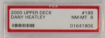 PSA - 2000 - UPPER DECK - DANY HEATLEY - #198 - NM-MT 8