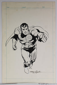 Neal Adams art - Paul Kupperberg inks - Superman - Signature