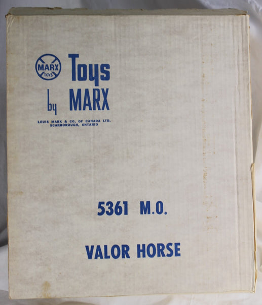 MARX TOYS - VINTAGE - NOBLE KNIGHTS - VALOR HORSE - MAIL AWAY?