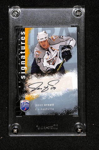 2007/08 Be A Player Signatures Jason Arnott Signature Ungraded