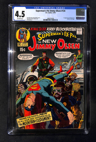 Superman's Pal Jimmy Olsen #134 CGC 4.5 1st Cameo of Darkseid