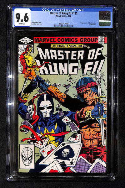 Master of Kung Fu #115 CGC 9.6 - 1st Appearance of Death Dealer