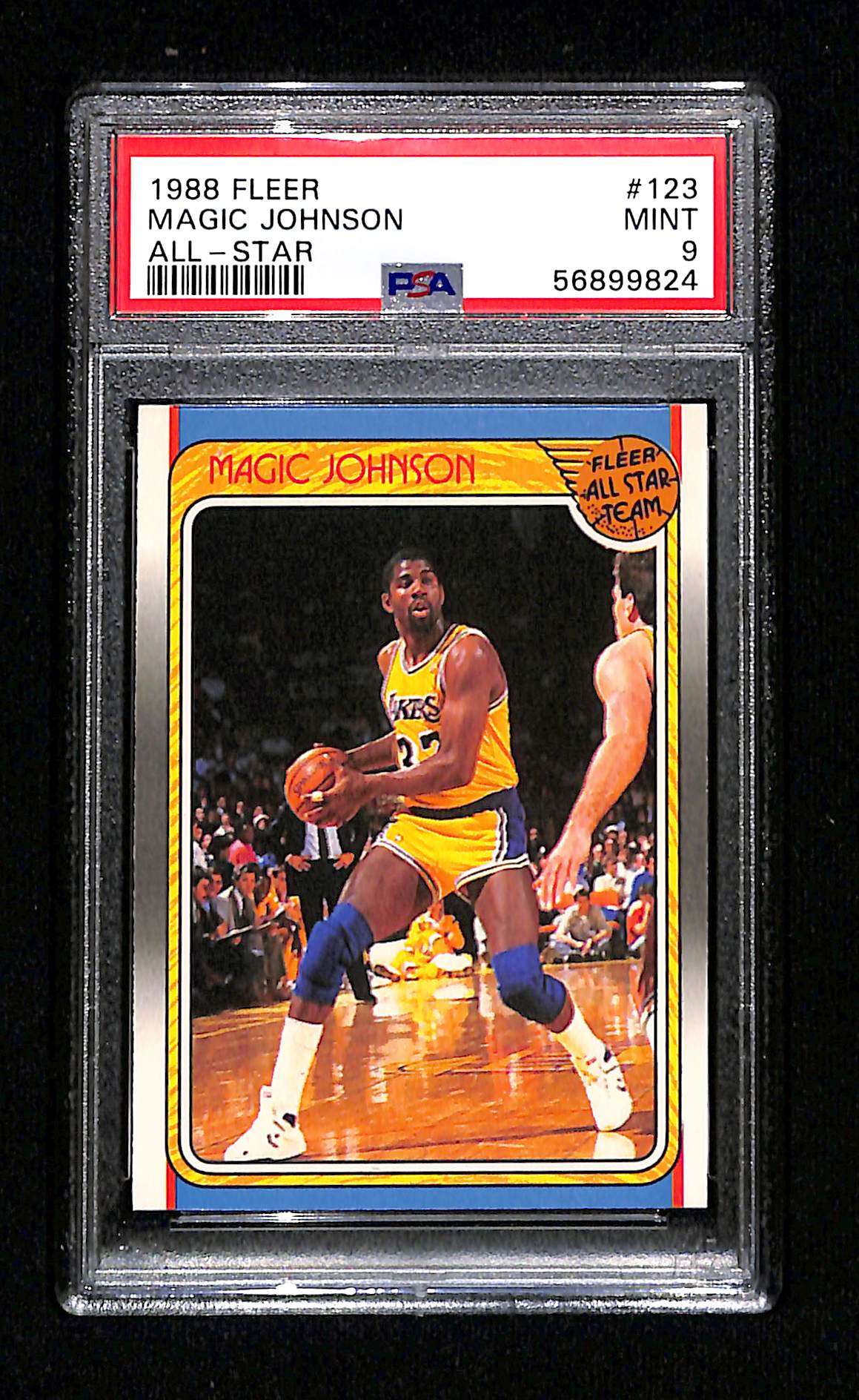 1988 Fleer Magic Johnson All-Star PSA 9