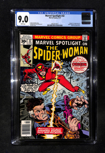 Marvel Spotlight #32 CGC 9.0 1st App and Origin of Spider-Woman