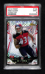 PSA - 2014 Finest XFractor - Mike Evans #146 - 9 MINT