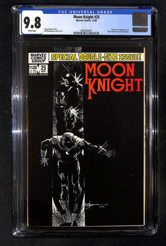 Moon Knight #25 CGC 9.8 Origin & 1st Appearance of Black Spectre