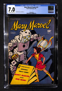 Mary Marvel Comics #21 CGC 7.0 Fawcett Publications