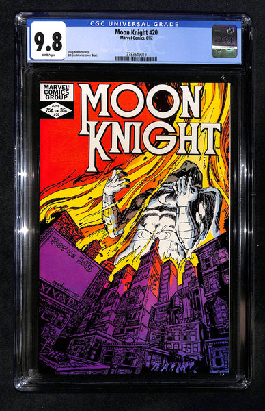 Moon Knight #20 CGC 9.8 Bill Sienkiewicz