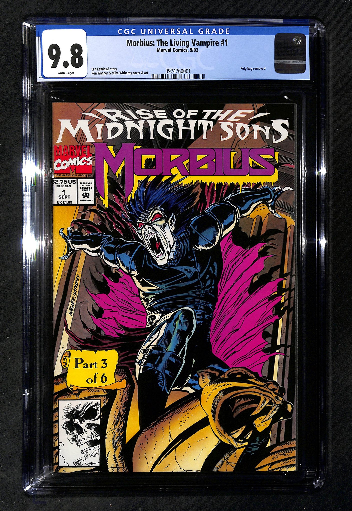 Morbius: The Living Vampire #1 CGC 9.8