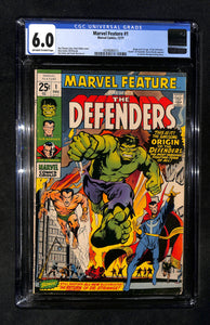 Marvel Feature #1 CGC 6.0 1st App and Origin of the Defenders