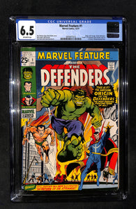 Marvel Feature #1 CGC 6.5 1st App and Origin of the Defenders