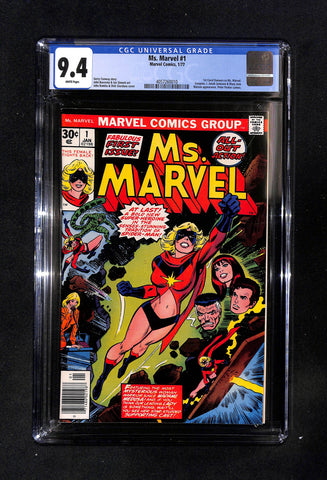 Ms. Marvel #1 CGC 9.4 1st Carol Danvers as Ms. Marvel