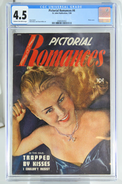 Pictorial Romances #4 - CGC 4.5 - Photo cover