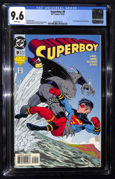 Superboy #9 - CGC 9.6 - 1st full appearance of King Shark.