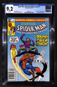 Spider-Man and His Amazing Friends #1 CGC 9.2 1st appearance of Firestar in comics