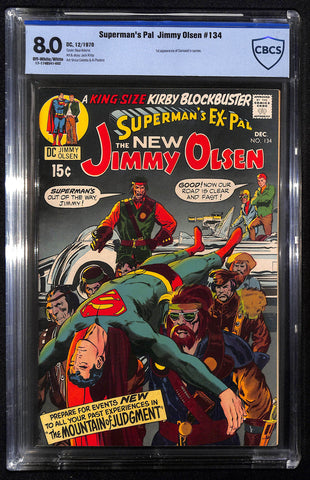 Superman's Pal Jimmy Olsen #134 CBCS 8.0 1st appearance of Darkseid in cameo