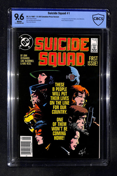 Suicide Squad #1 CBCS 9.6 Canadian Price Variant