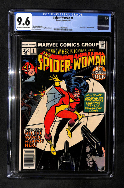 Spider-Woman #1 CGC 9.6 New origin of Spider-Woman