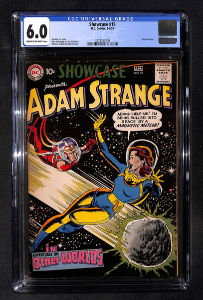 Showcase #19 CGC 6.0 Adam Strange