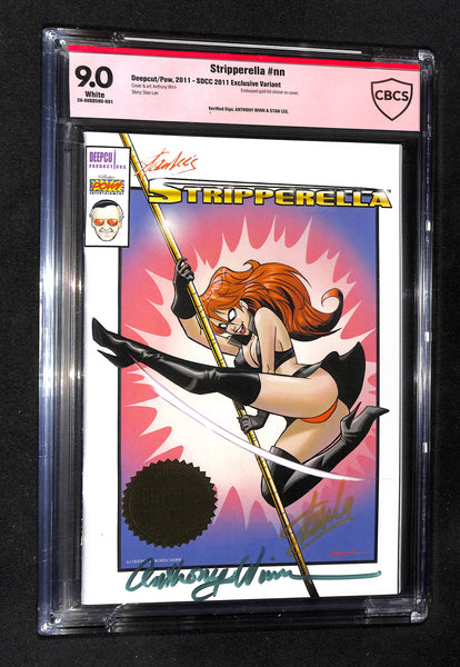 Stripperella #nn CBCS 9.0 SDCC Exclusive Variant - Signed by Stan Lee